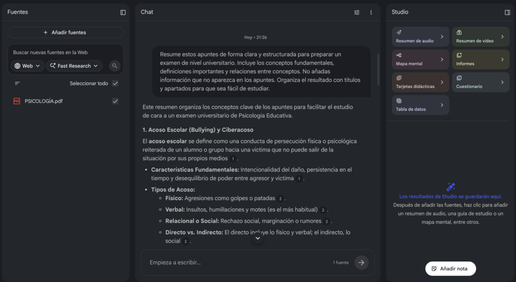 He probado 6 IA para resumir apuntes: ¿cuál funciona mejor? captura de pantalla 2026 08 23 a las 21.27.33
